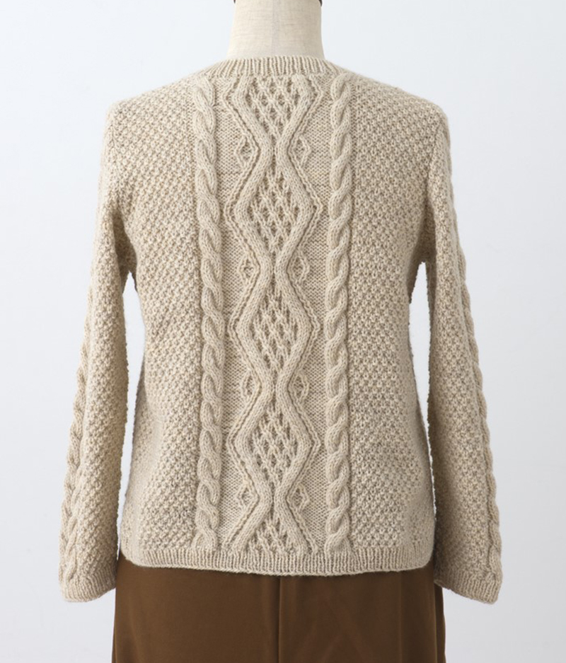 アラン模様のセーター キット 手づくりタウン 日本ヴォーグ社
