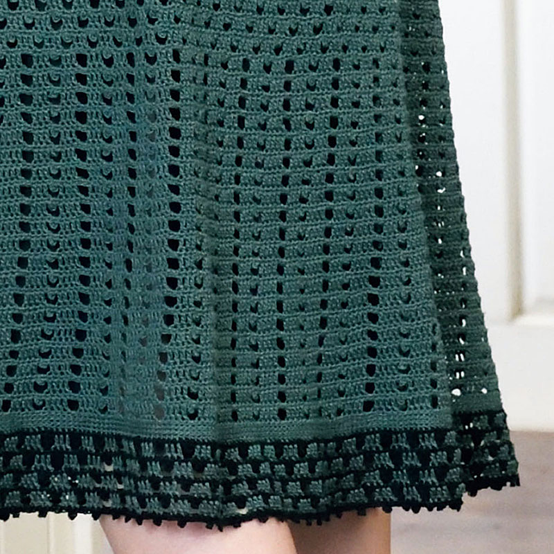 〈糸セット〉緑のスカート