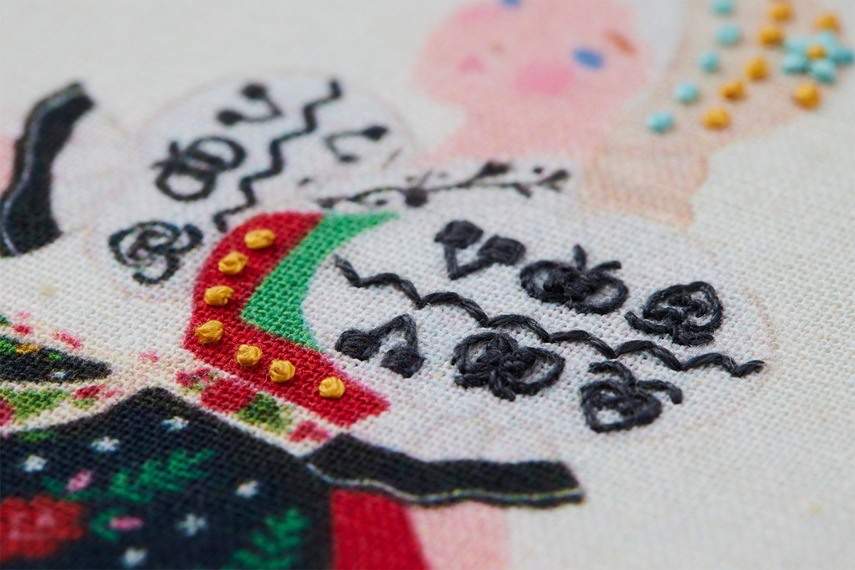 民族衣装の刺繍フレーム「チェコ」