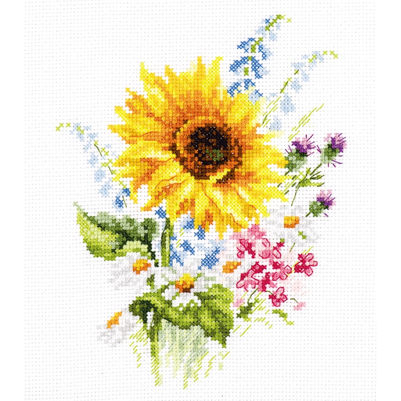 ひまわりのブーケ キット 手づくりタウン 日本ヴォーグ社