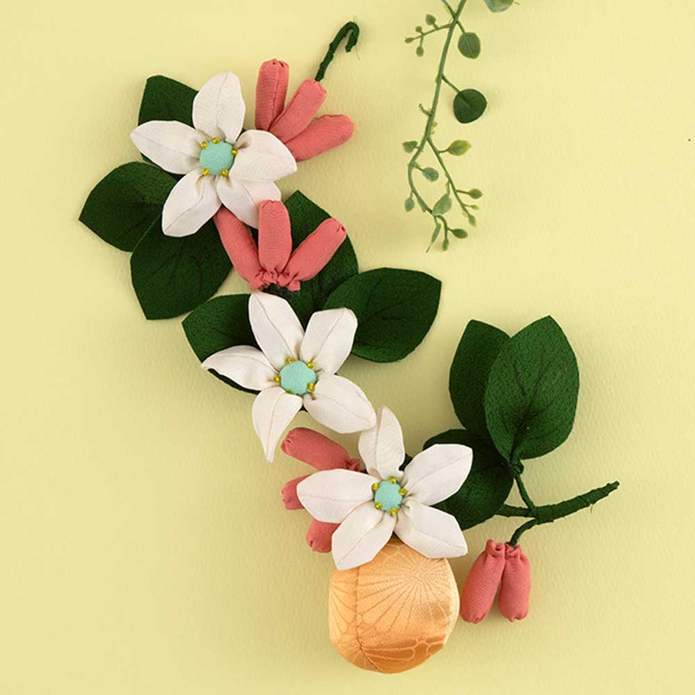 レモンの花の壁掛け