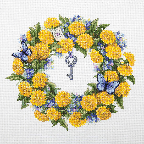 たんぽぽのリース キット 手づくりタウン 日本ヴォーグ社