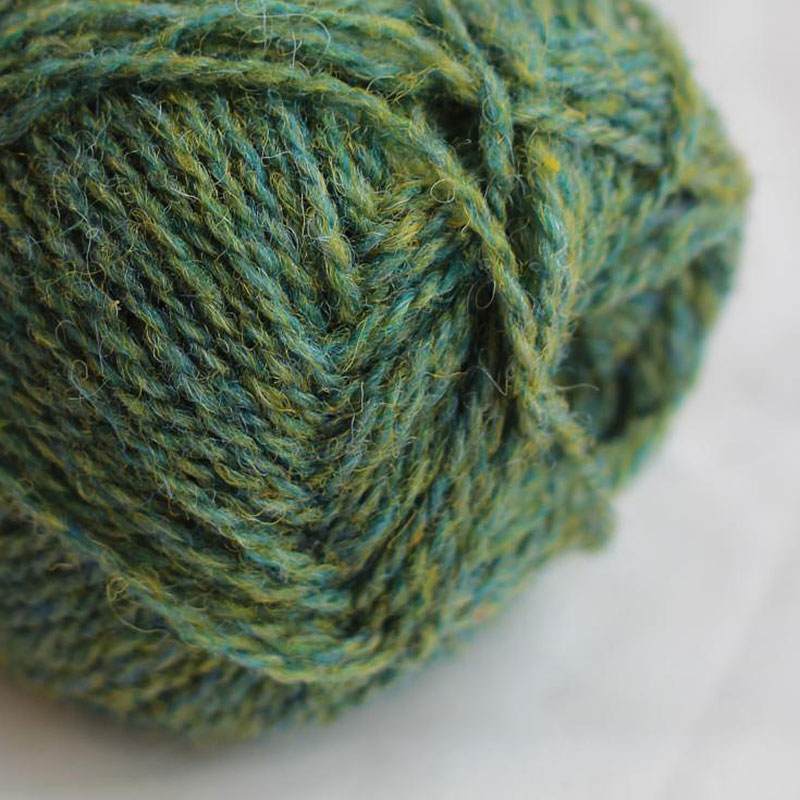 Jamieson＆Smith 2ply Jumper Weight ジェイミソン＆スミス（29）グリーンミックス