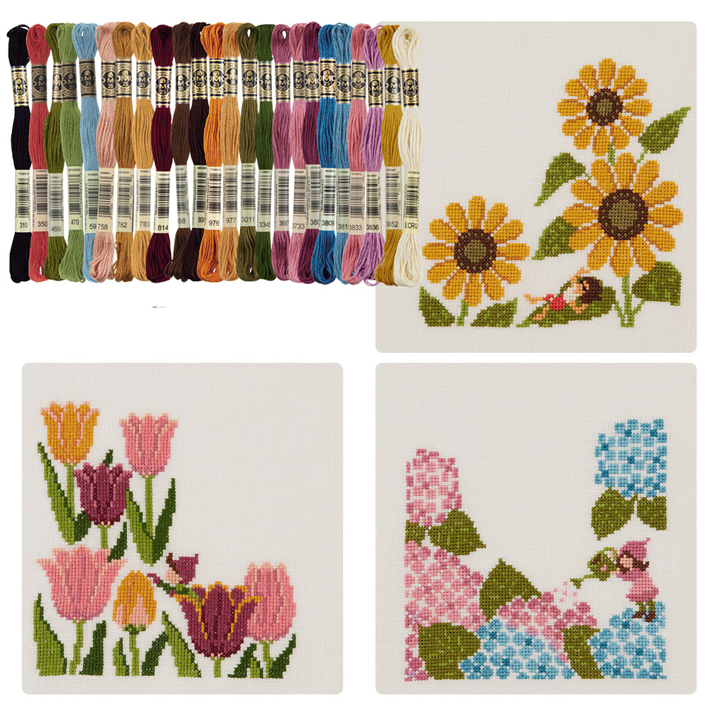 「Nitka 2026 stitch calendar」糸セット［春夏］