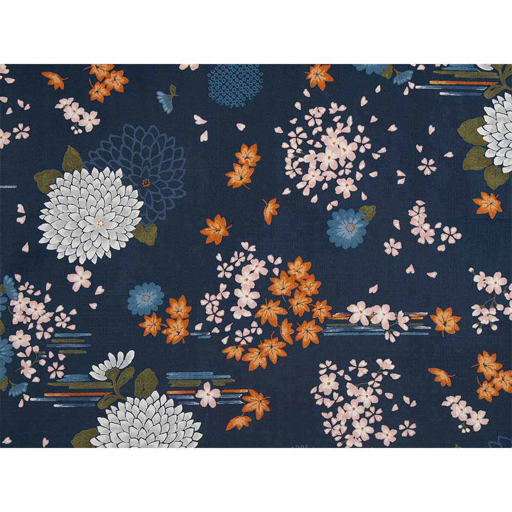 菊花桜楓文様　50ｃｍ単位