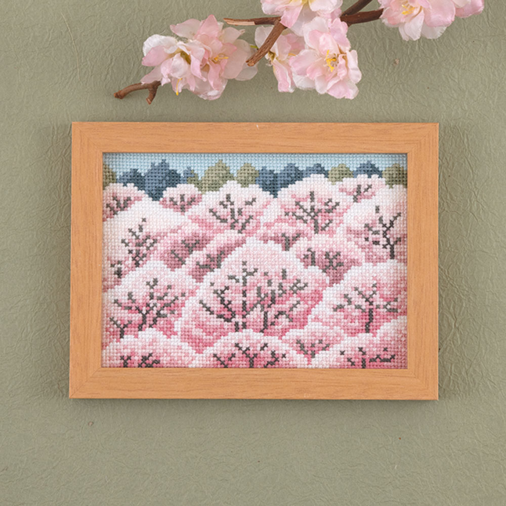 桜山景色