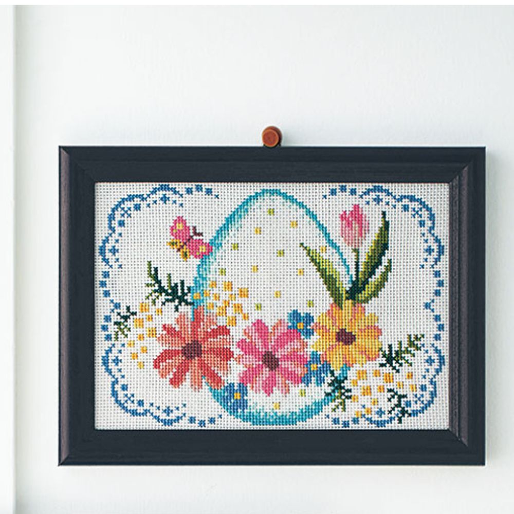 B　二点おまとめクロスステッチ完成品　刺繍完成品 1_d51d515370893bef26f8b8dfca52