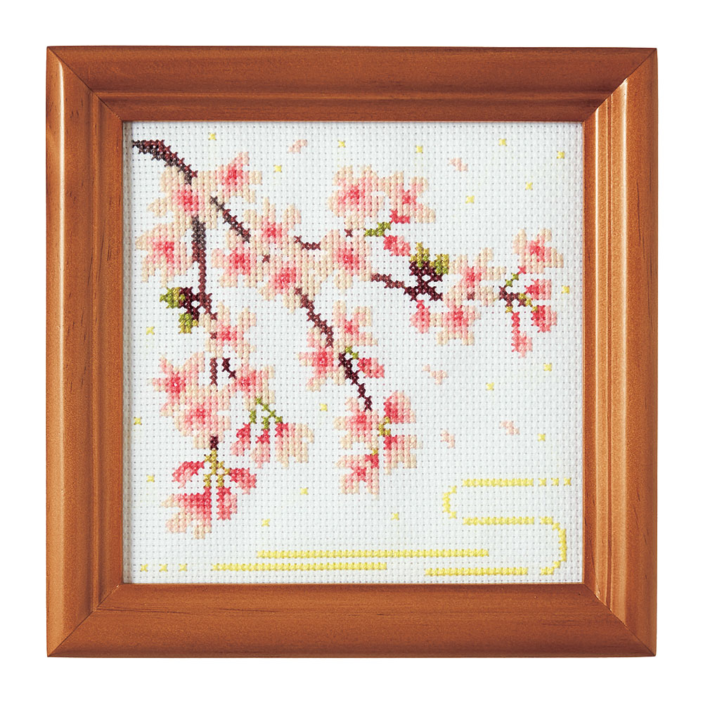 B　二点おまとめクロスステッチ完成品　刺繍完成品 クロスステッチ 完成品 - メルカリ