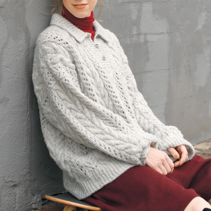 〈レシピ〉ポロカラープルオーバー［M］