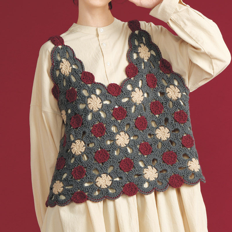 〈レシピ〉モチーフキャミソール