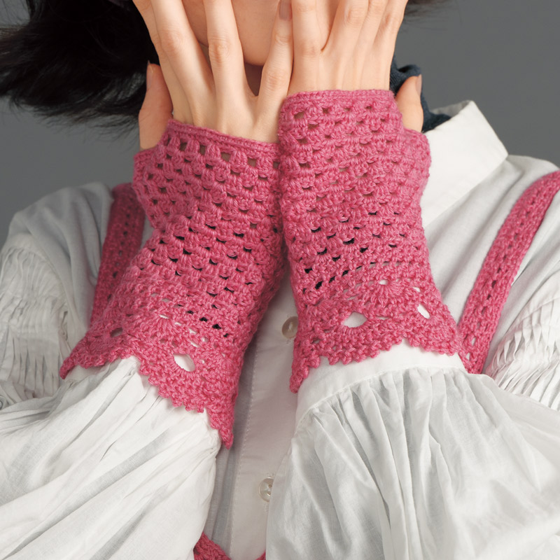 〈レシピ〉スカラップのハンドウォーマー