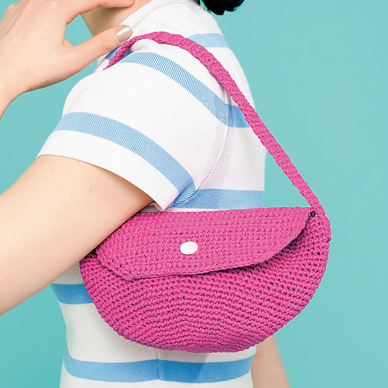 〈糸セット〉ピンクのバッグ